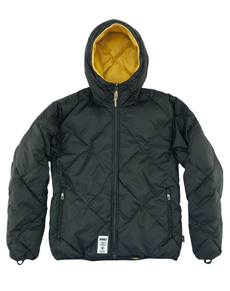 Addict Downstate Jacket Quilted Hooded Warm Coat Black  Preview